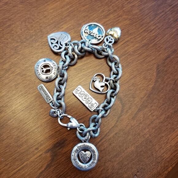 BRIGHTON‎ dream peace 2007 charm bracelet - Picture 2 of 9